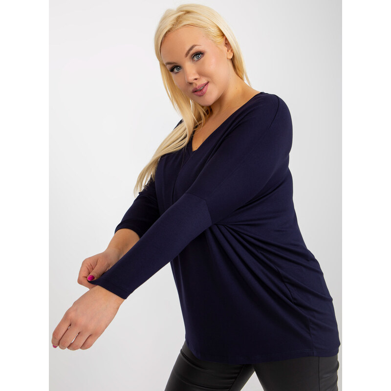 RELEVANCE Blouse-RV-BZ-5745.18-navy blue