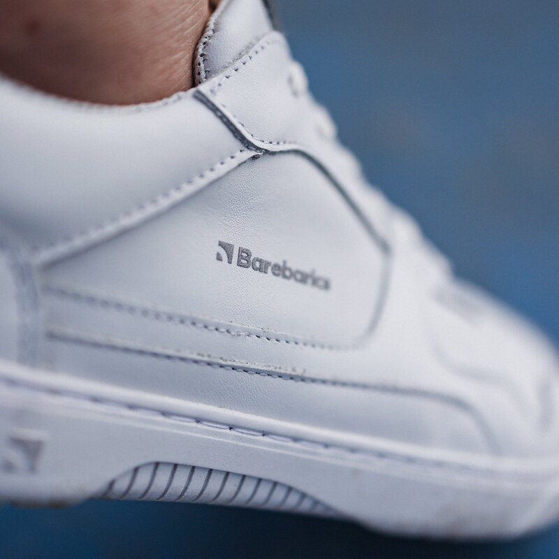 Be Lenka barefoot tenisky Barebarics Zing - All White - Leather