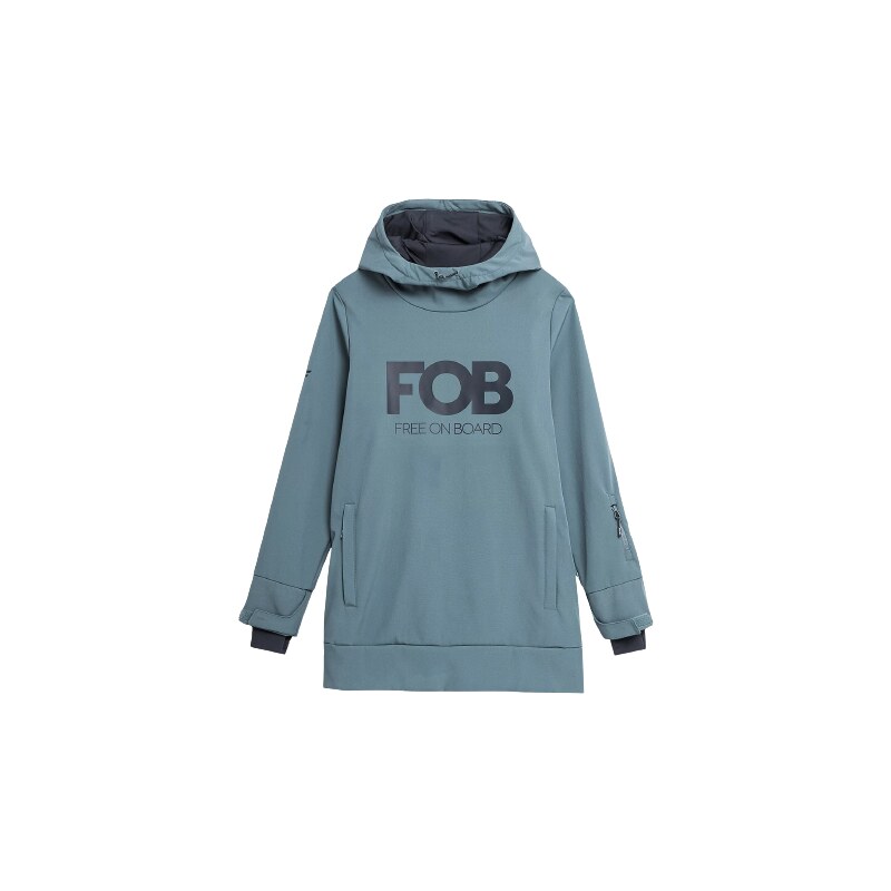 Mikina snowboard softshellová 4F SFD001F Velikost: 34 denim 81529423