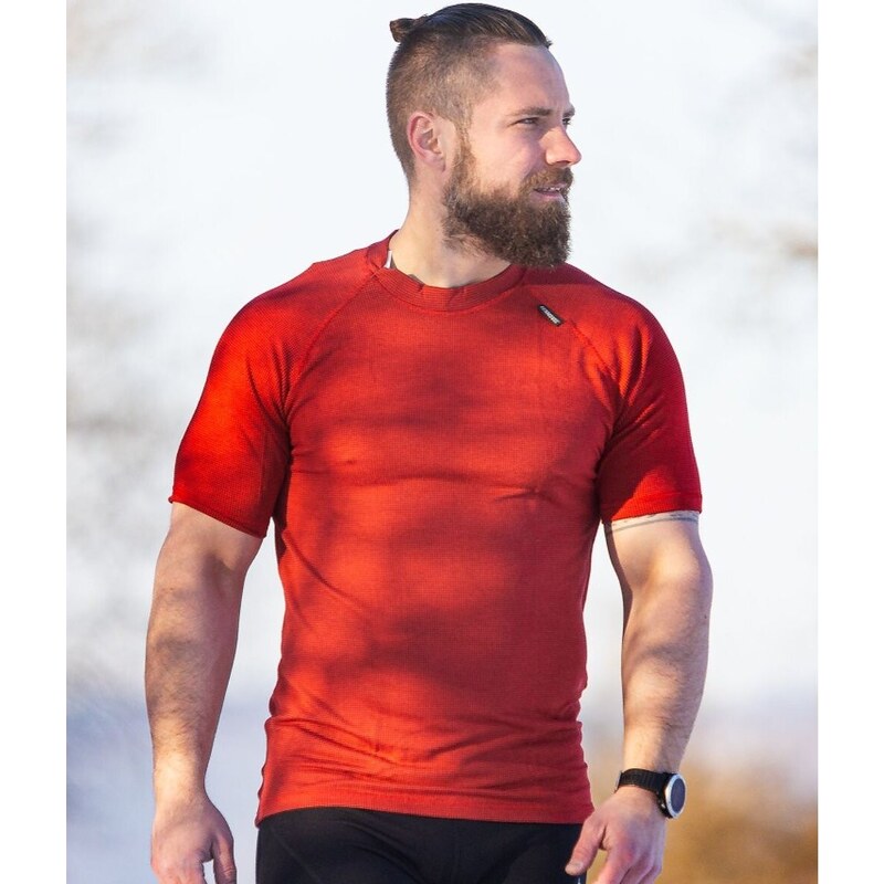 TERMOVEL Pánské tričko MODAL SHORT M červené