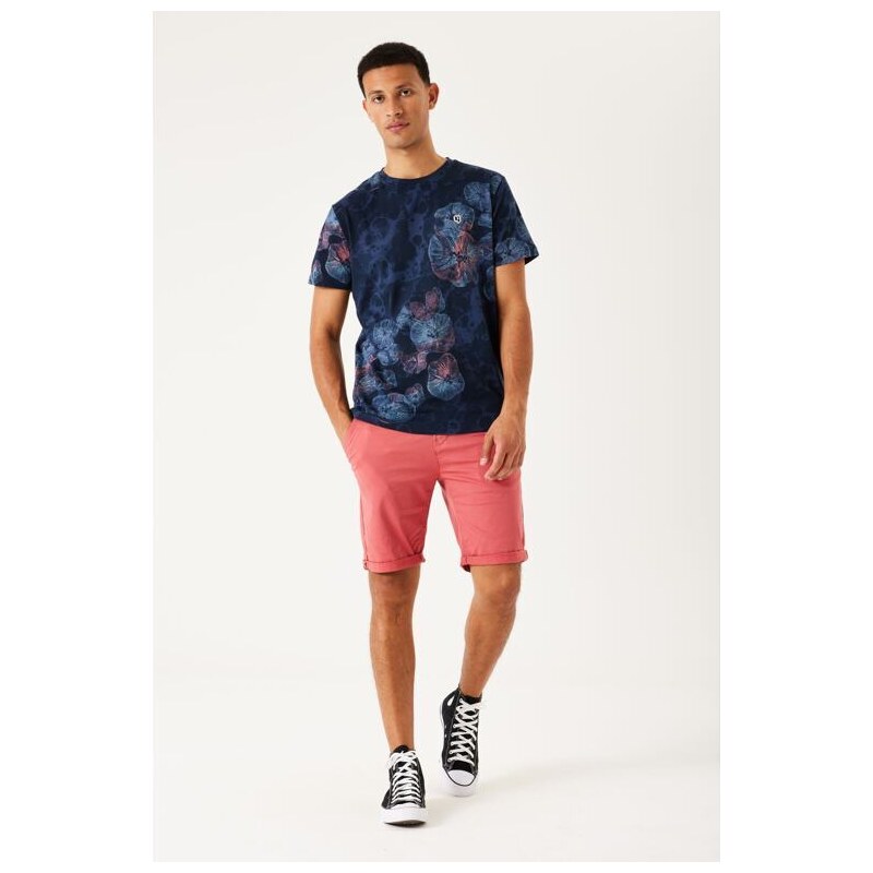 Pánské triko GARCIA mens T-shirt ss 70 marine