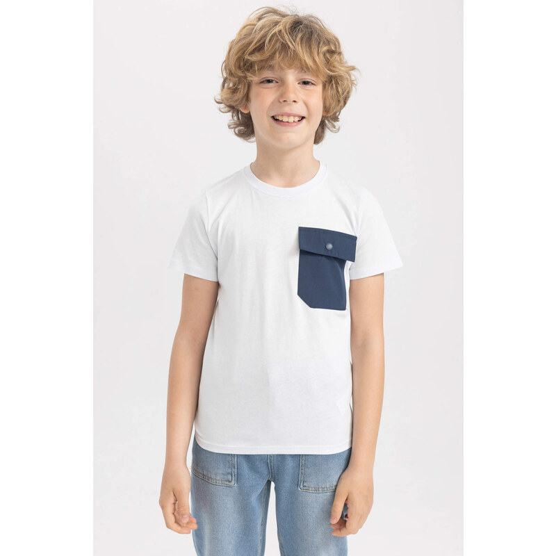 DEFACTO Boy Regular Fit Crew Neck Short Sleeved T-Shirt