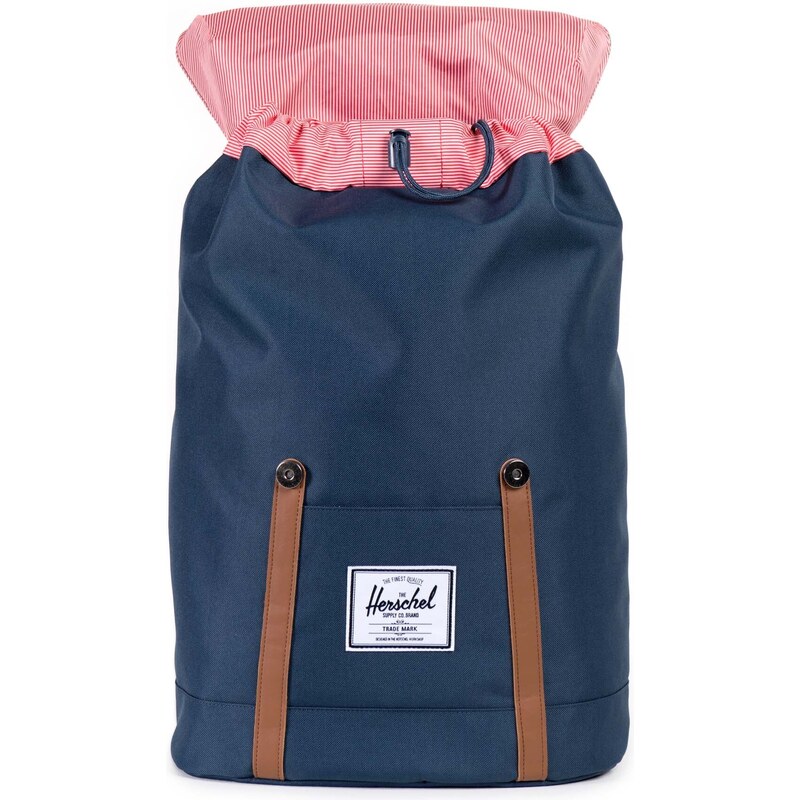 Herschel Retreat - Navy/Tan Synthetic Leather 19,5l