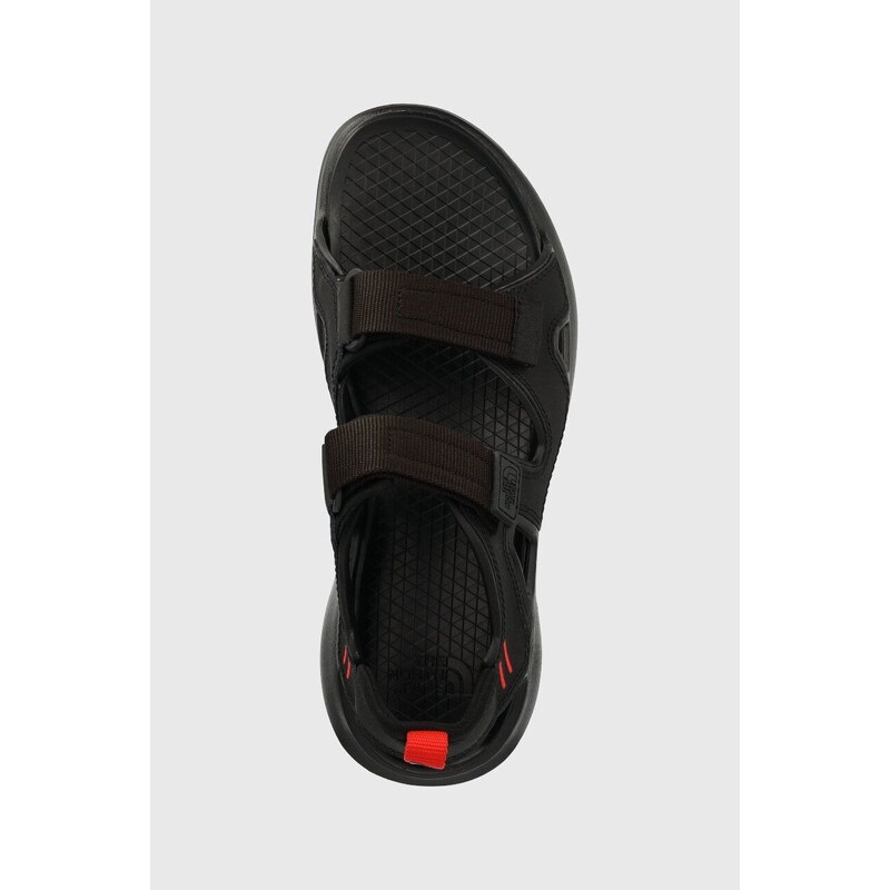 Sandály The North Face HEDGEHOG SANDAL III pánské, černá barva, NF0A46BHKT01