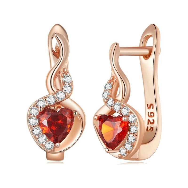 GRACE Silver Jewellery Stříbrné náušnice se zirkony Magdalena - 81544674