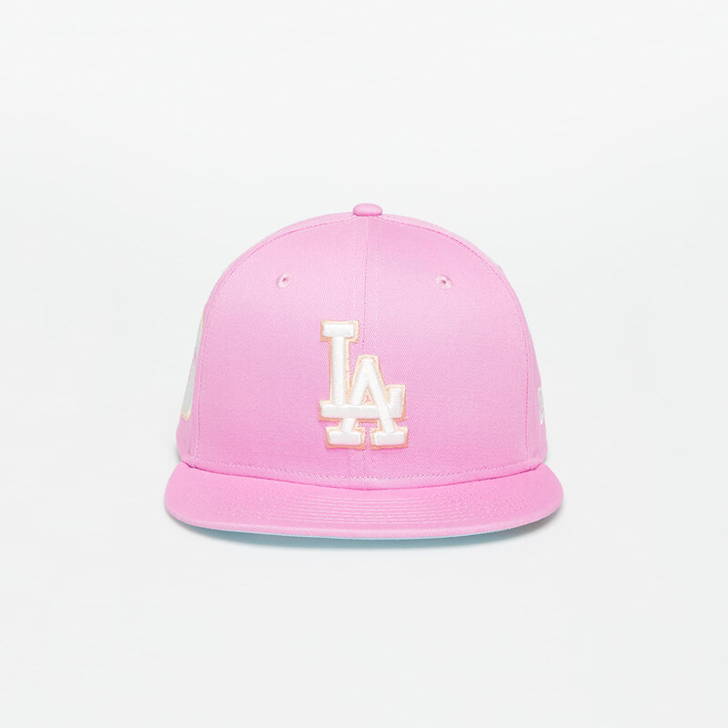 Kšiltovka New Era Los Angeles Dodgers Pastel Patch 9FIFTY Snapback Cap Wild Rose/ Off White
