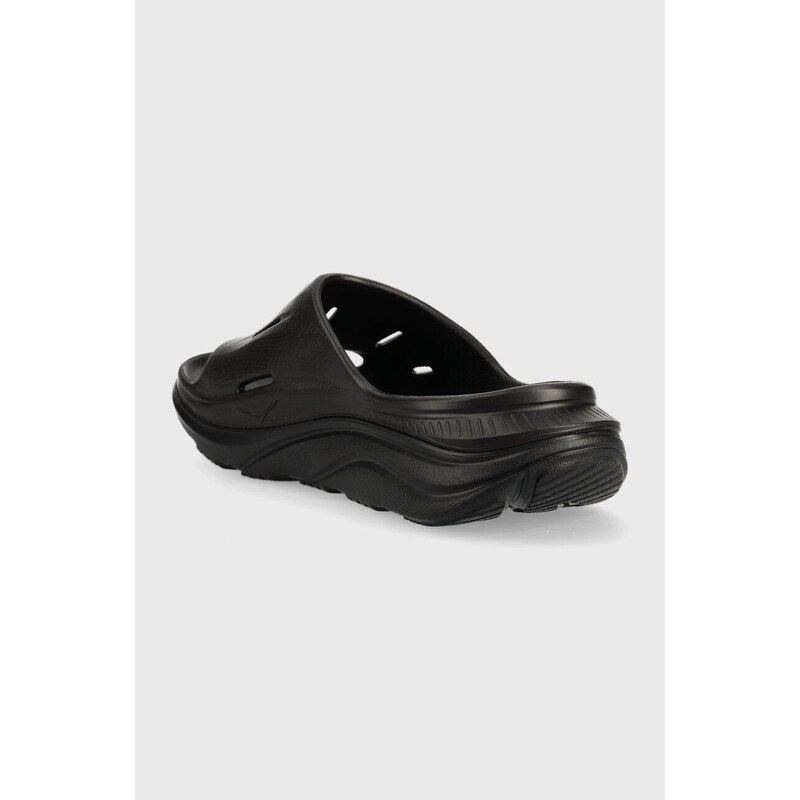Pantofle Hoka ORA Recovery Slide 3 pánské, černá barva, 1135061