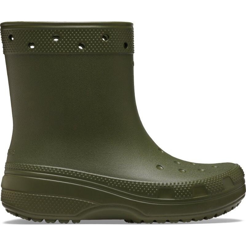 Holínky Crocs Classic Rain Boot - Army Green - GLAMI.cz