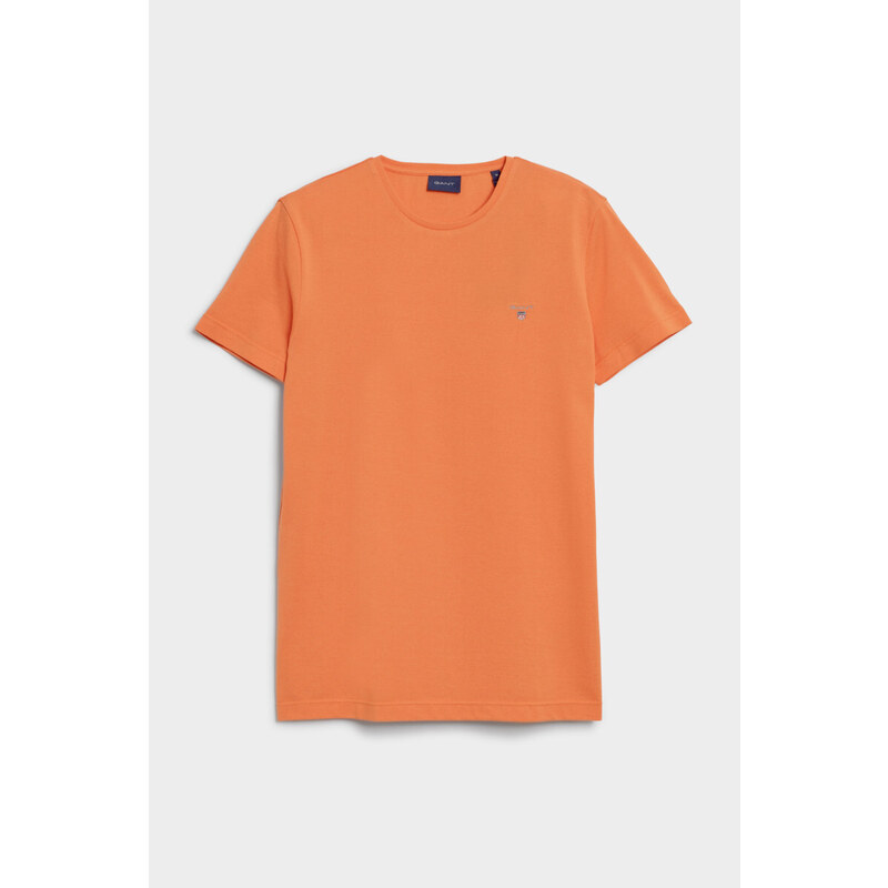 TRIČKO GANT SLIM PIQUE SS T-SHIRT oranžová S