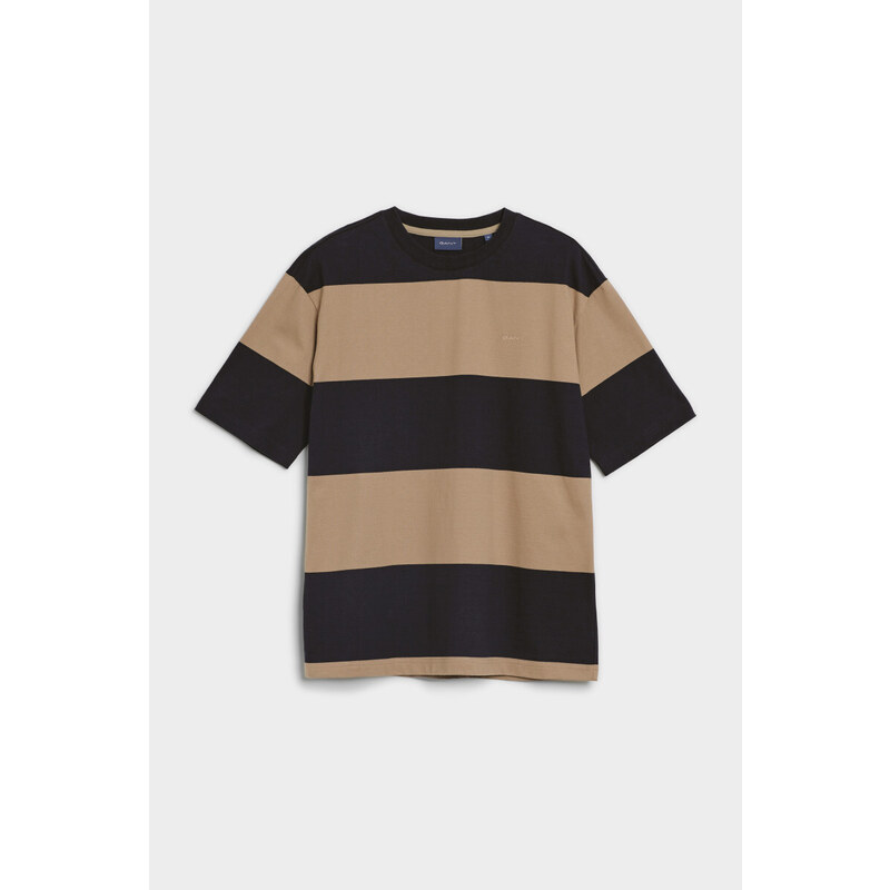 TRIČKO GANT BLOCK STRIPE T-SHIRT černá S