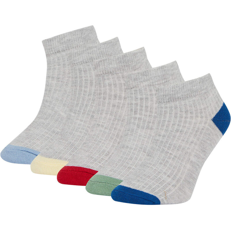 DEFACTO Boys Cotton 5 Pack Short Socks