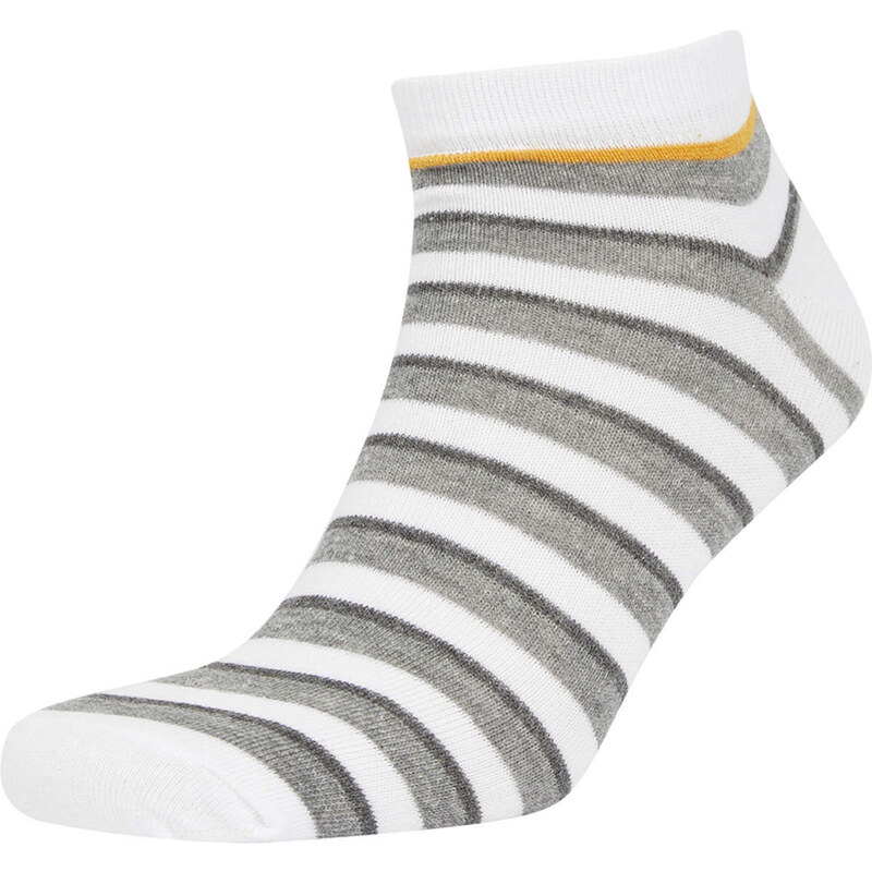 DEFACTO Men's Cotton 5-Pack Short Socks