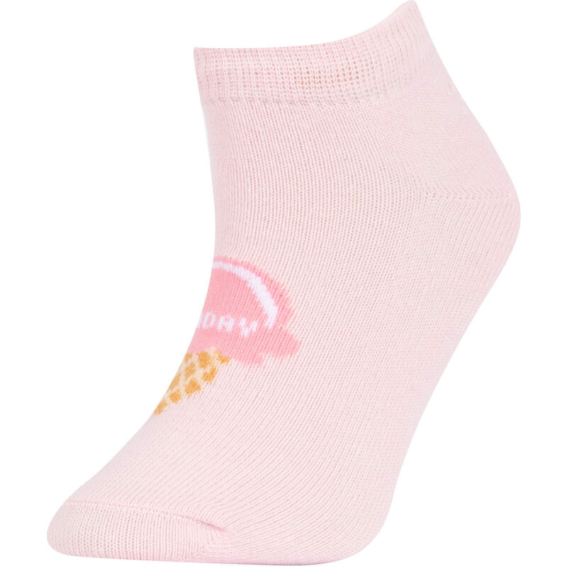 DEFACTO Girls' Cotton 7-Pack Short Socks