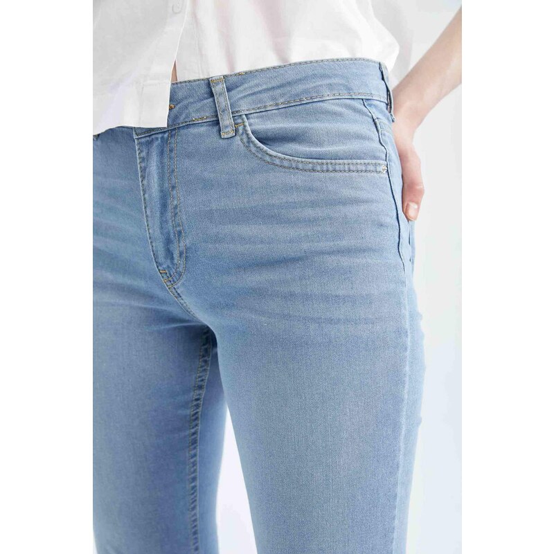 DEFACTO Straight Fit Ankle Jeans