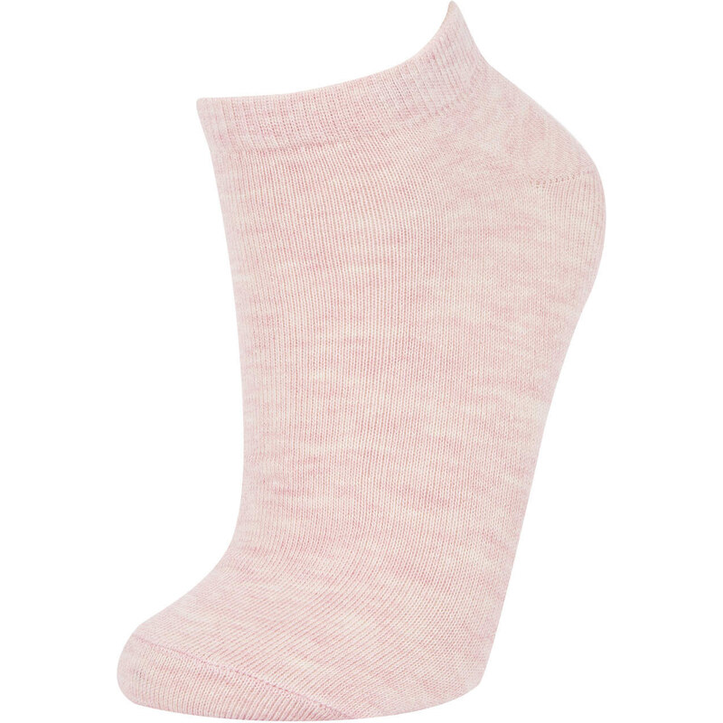 DEFACTO Women's Cotton 5 Pack Short Socks