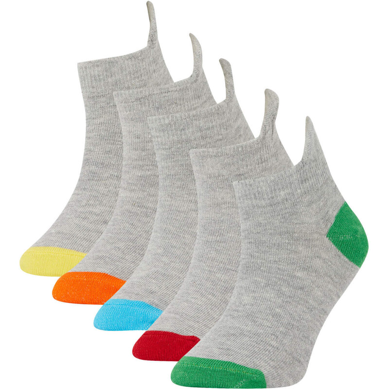 DEFACTO Boys Cotton 5 Pack Short Socks