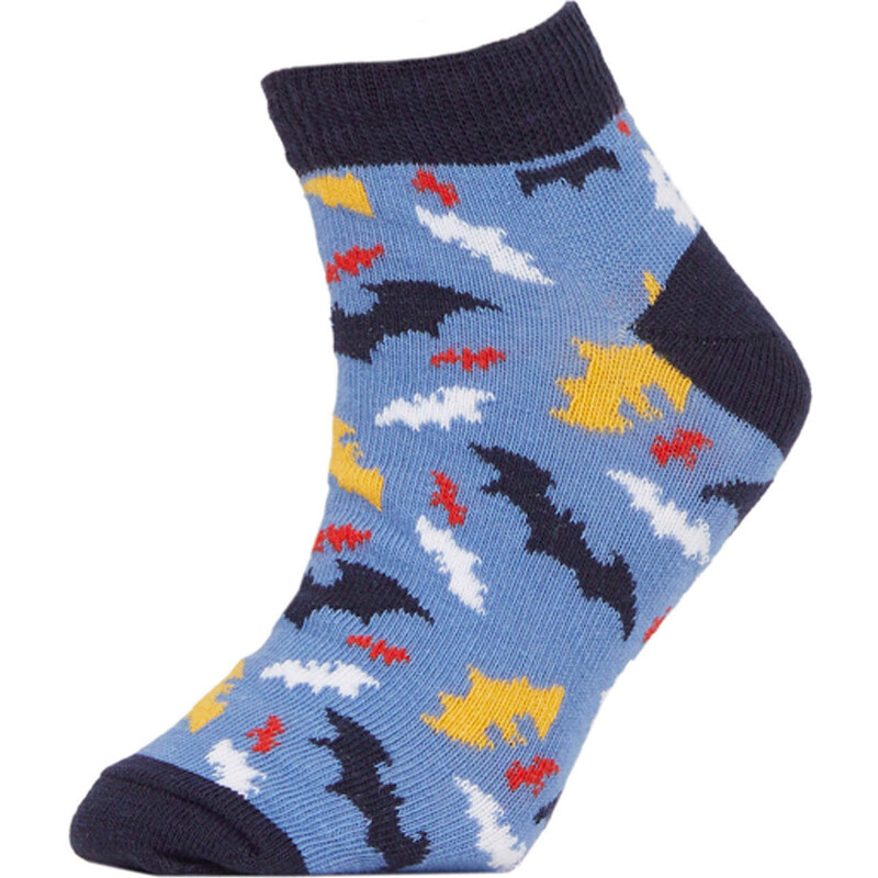 DEFACTO Boy Batman Licensed Cotton 3 Pack Short Socks