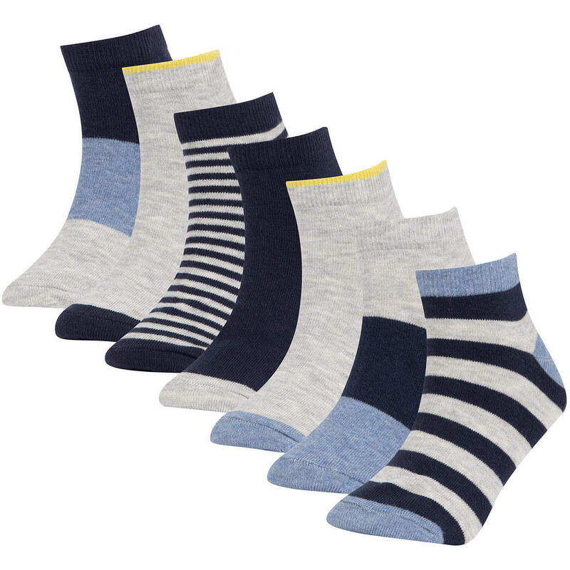 DEFACTO Boys Cotton 7-Pack Short Socks