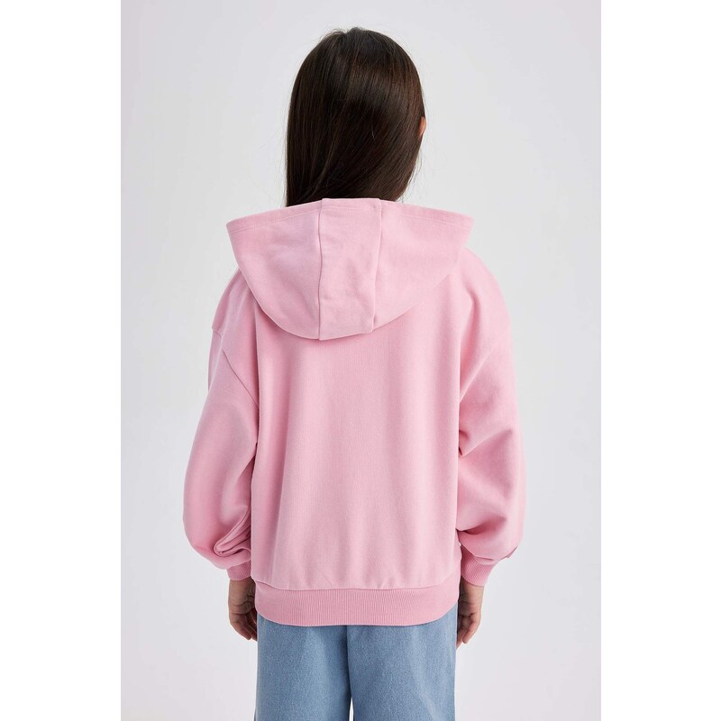 DEFACTO Girls Relax Fit Hoodie Sweatshirt