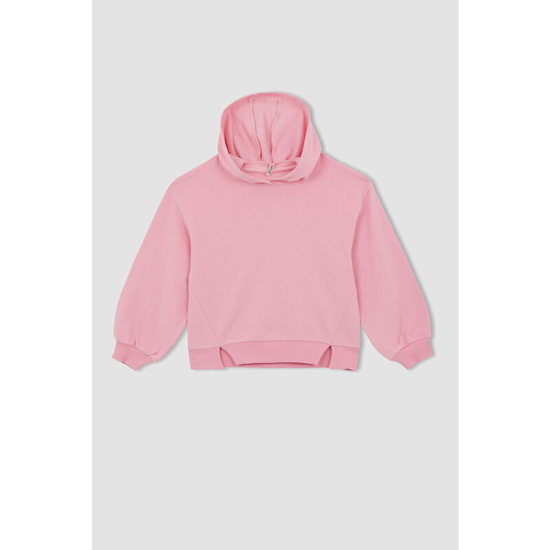 DEFACTO Girls Relax Fit Hoodie Sweatshirt