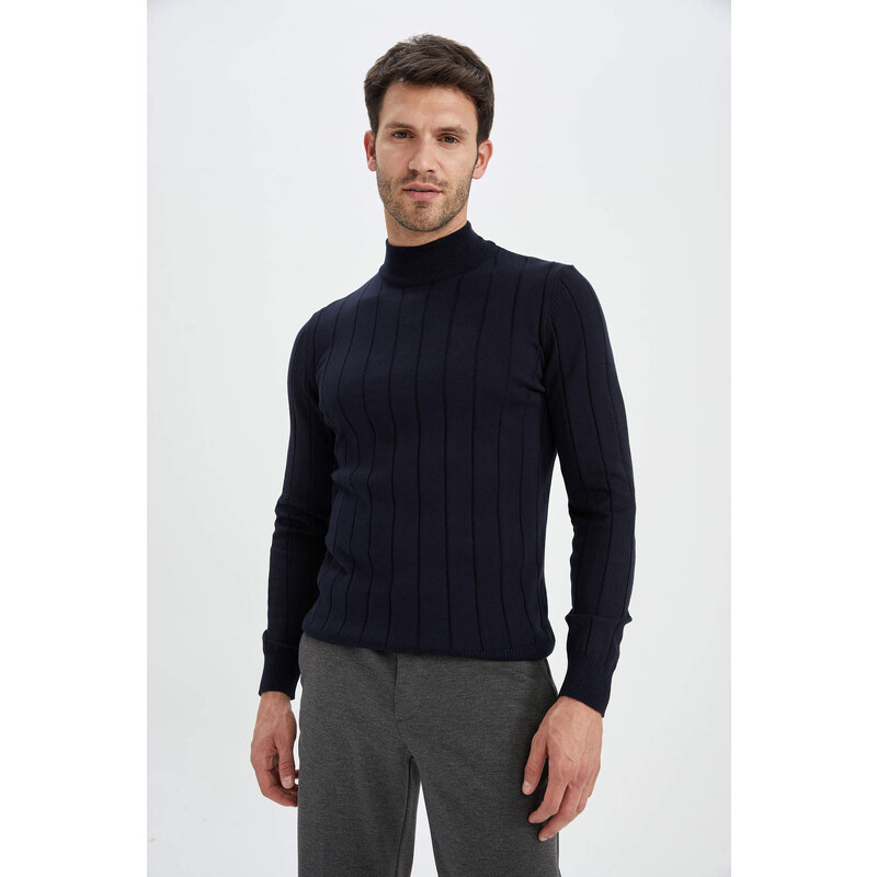 DEFACTO Slim Fit Half Turtleneck Pullover