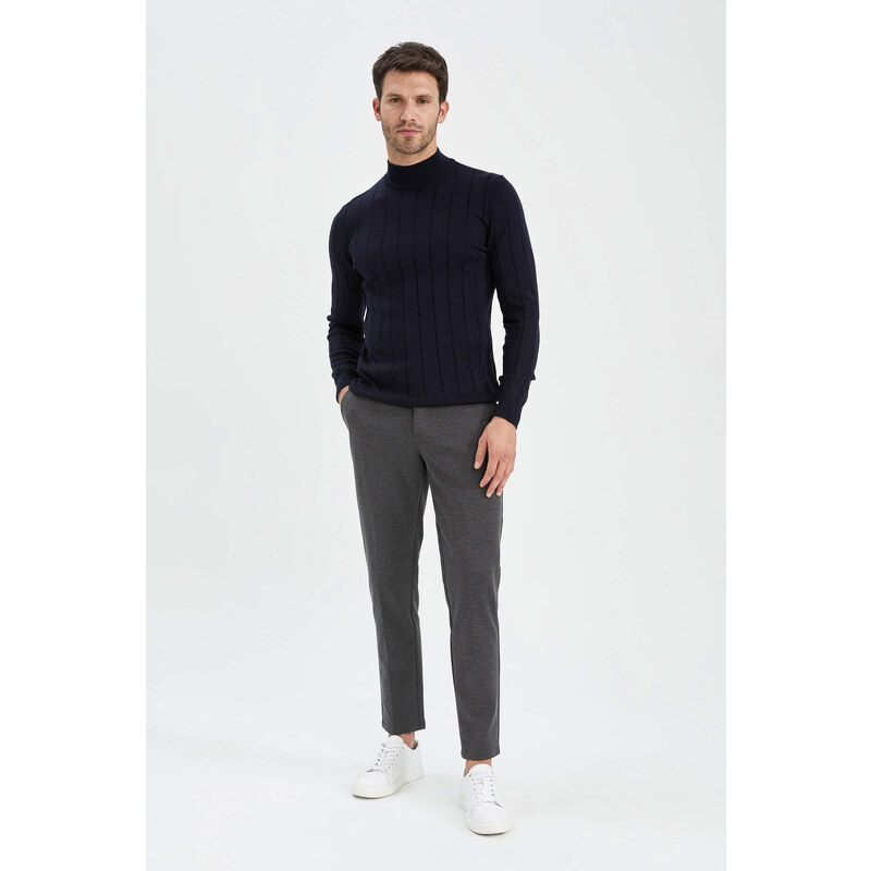 DEFACTO Slim Fit Half Turtleneck Pullover