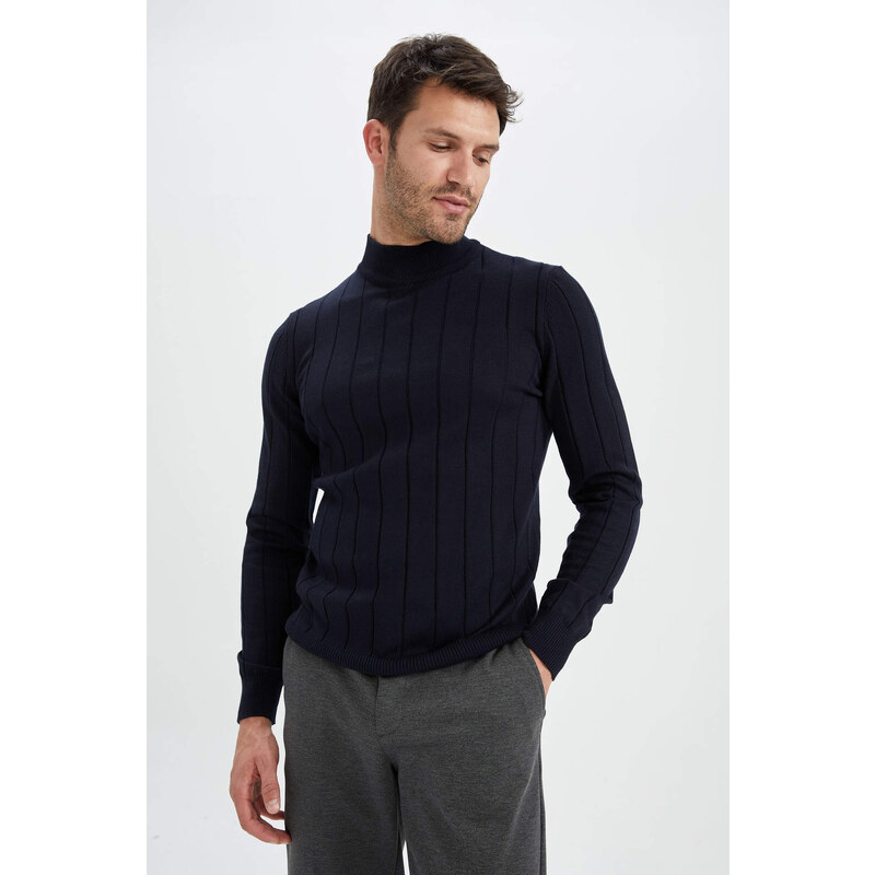 DEFACTO Slim Fit Half Turtleneck Pullover