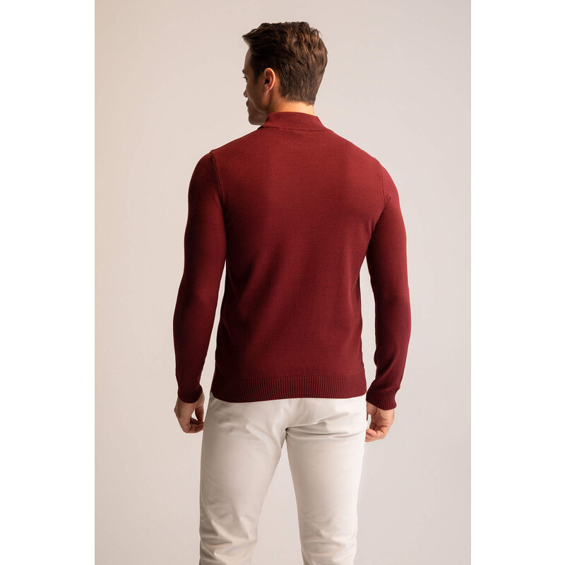 DEFACTO Slim Fit Turtleneck Pullover