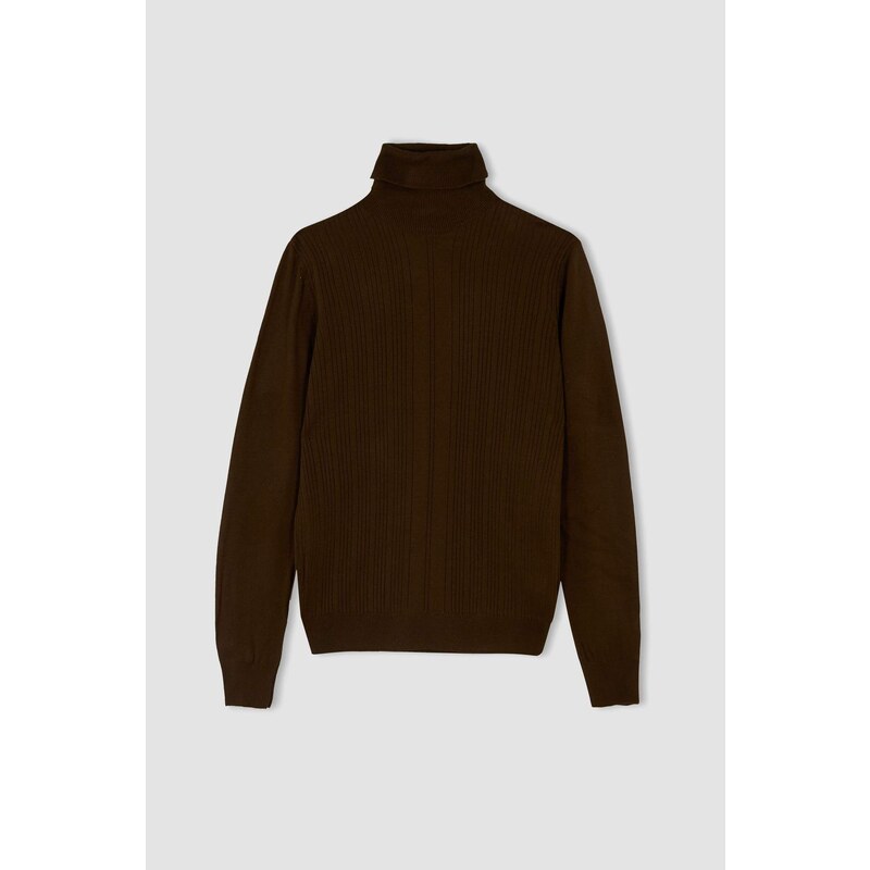 DEFACTO Slim Fit Turtleneck Pullover