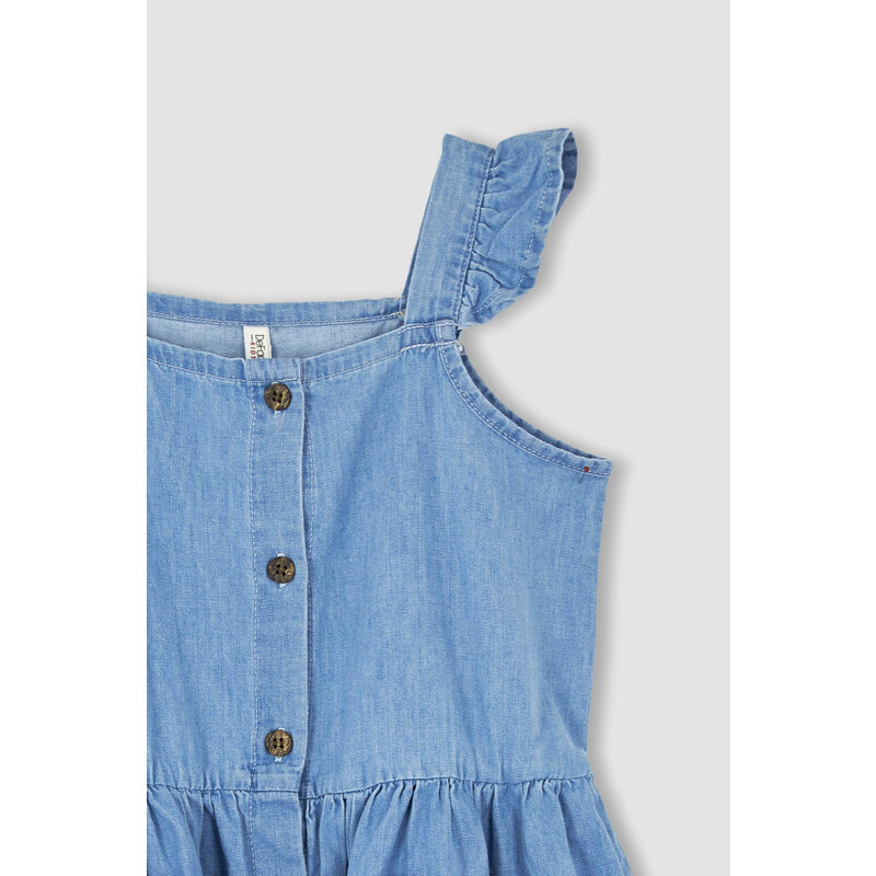 DEFACTO Girl Relax Fit Sleeveless Jean Dress