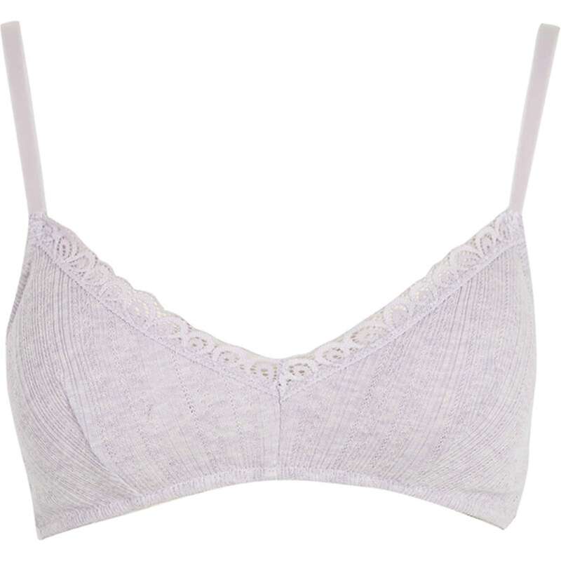 DEFACTO Zamilovat se krajkový trojúhelníkový bralet