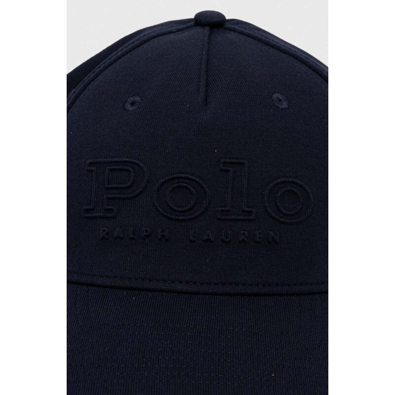 Kšiltovka Polo Ralph Lauren tmavomodrá barva, hladká