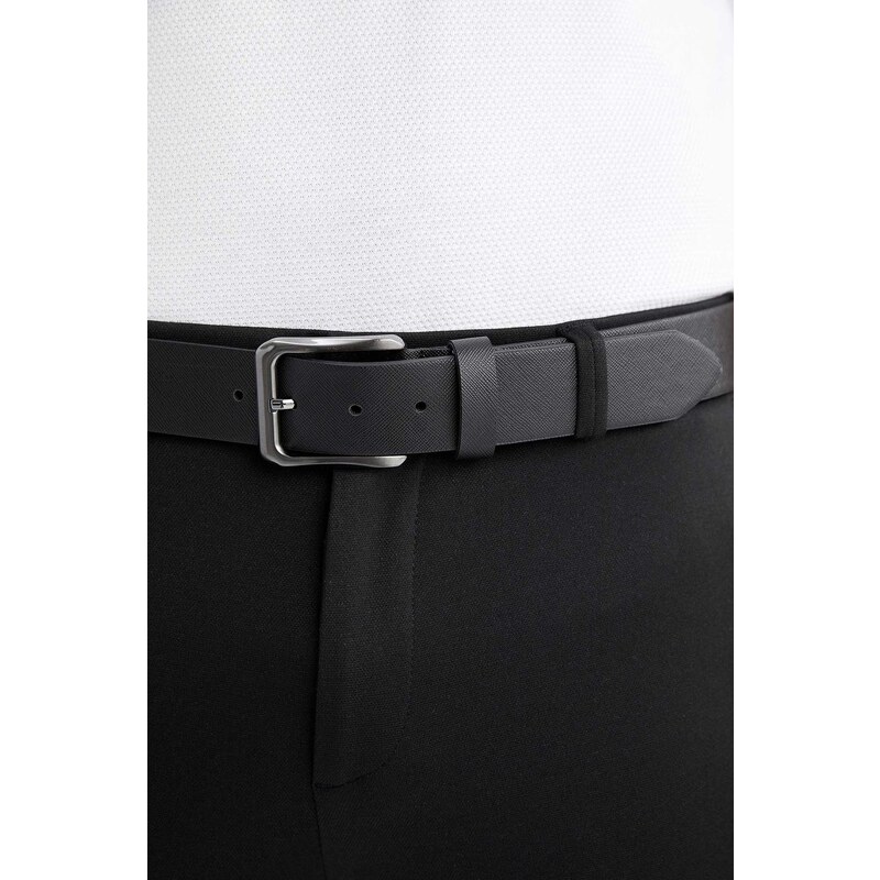 DEFACTO Men's Faux Leather Jean Belt