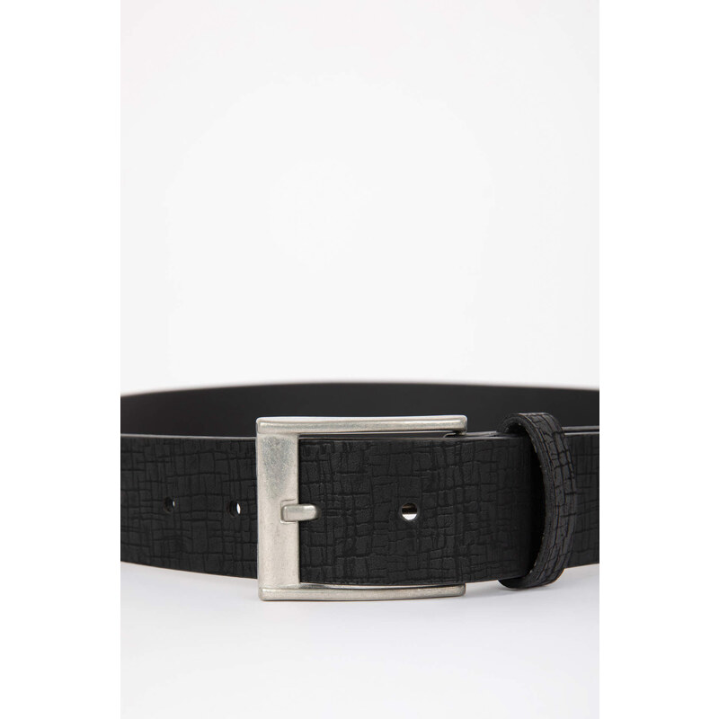 DEFACTO Faux Leather 2-Pack Daily Belt