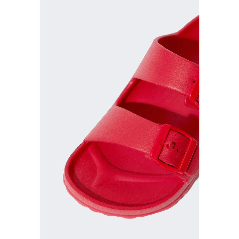 DEFACTO Girl Eva Double Band Buckled Slippers