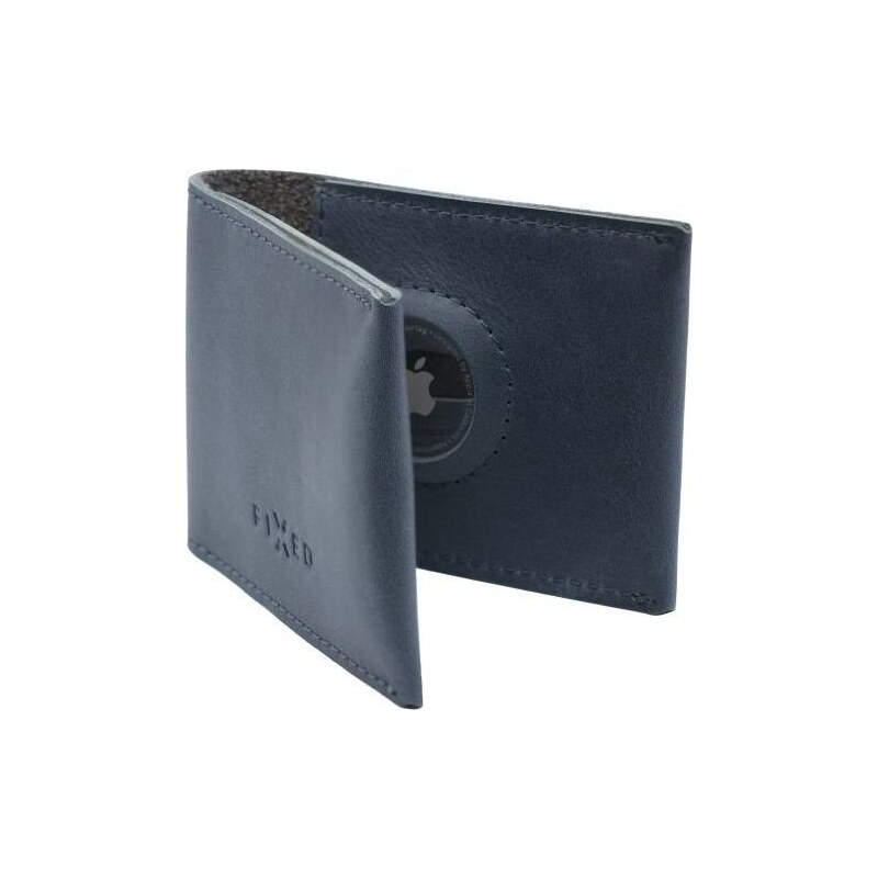 FIXED Wallet for AirTag kožená peněženka z pravé hovězí kůže