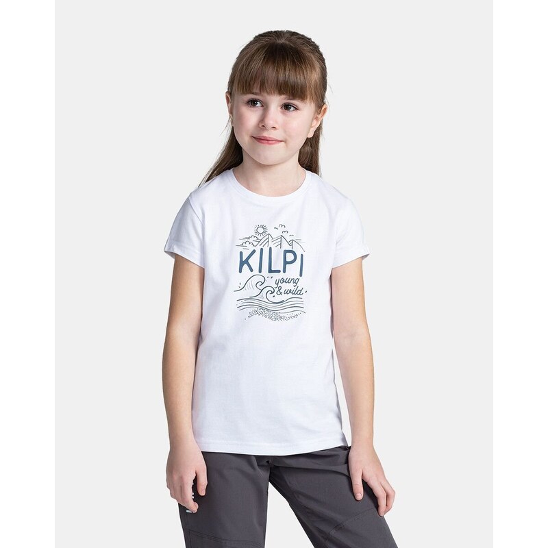 Dívčí bavlněné tričko Kilpi MALGA-JG