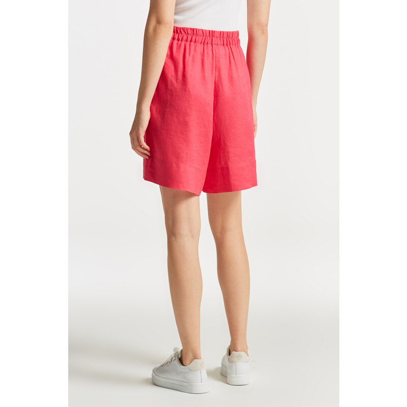 ŠORTKY GANT LINEN PULL ON SHORTS růžová 38