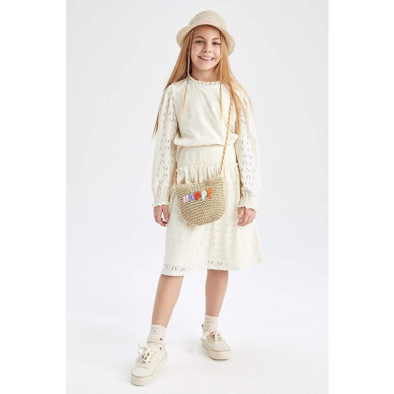 DEFACTO Girl Regular Fit Knitted Skirt