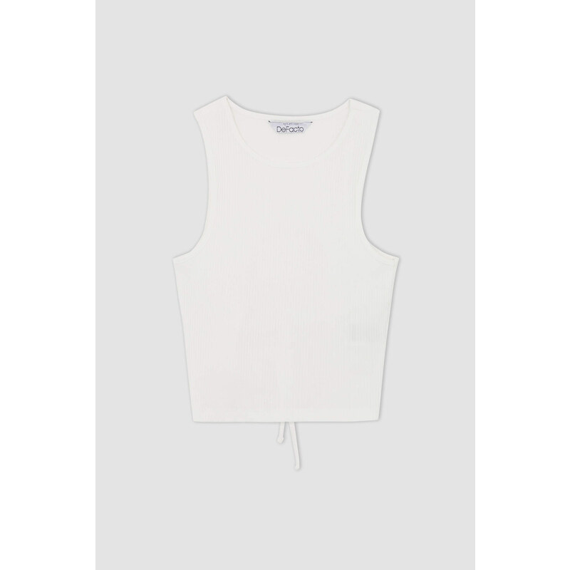 DEFACTO Slim Fit Camisole Crew Neck Athlete