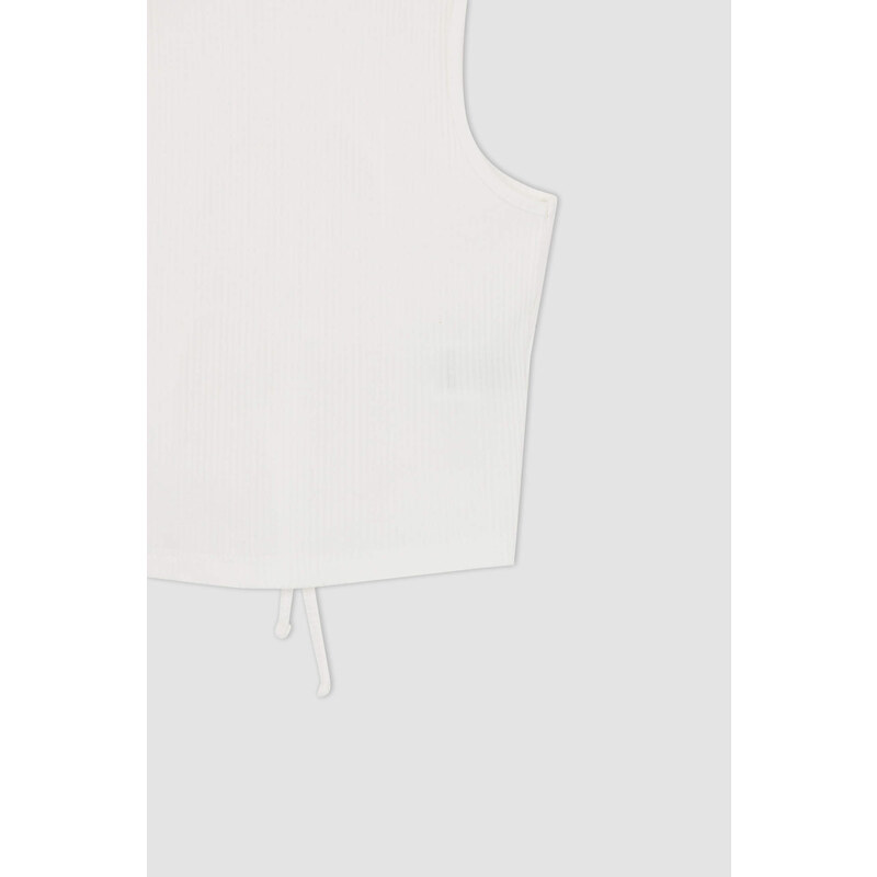 DEFACTO Slim Fit Camisole Crew Neck Athlete