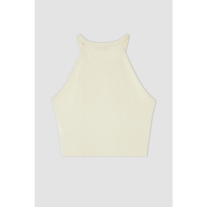 DEFACTO Slim Fit Camisole Crew Neck Athlete