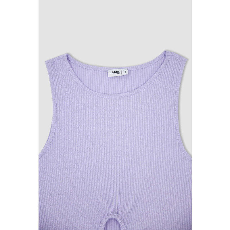 DEFACTO Slim Fit Camisole Crew Neck Athlete