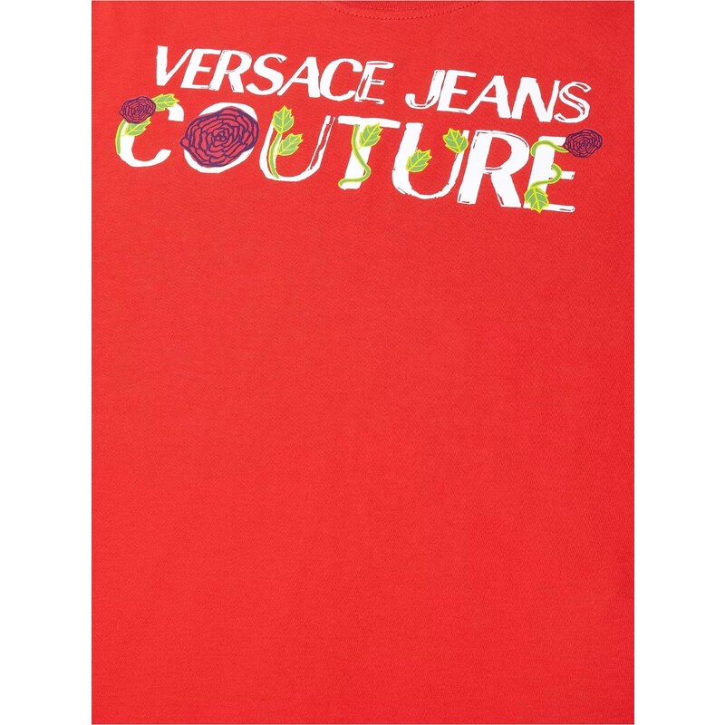 Červené dámské tričko Versace Jeans Couture - Dámské