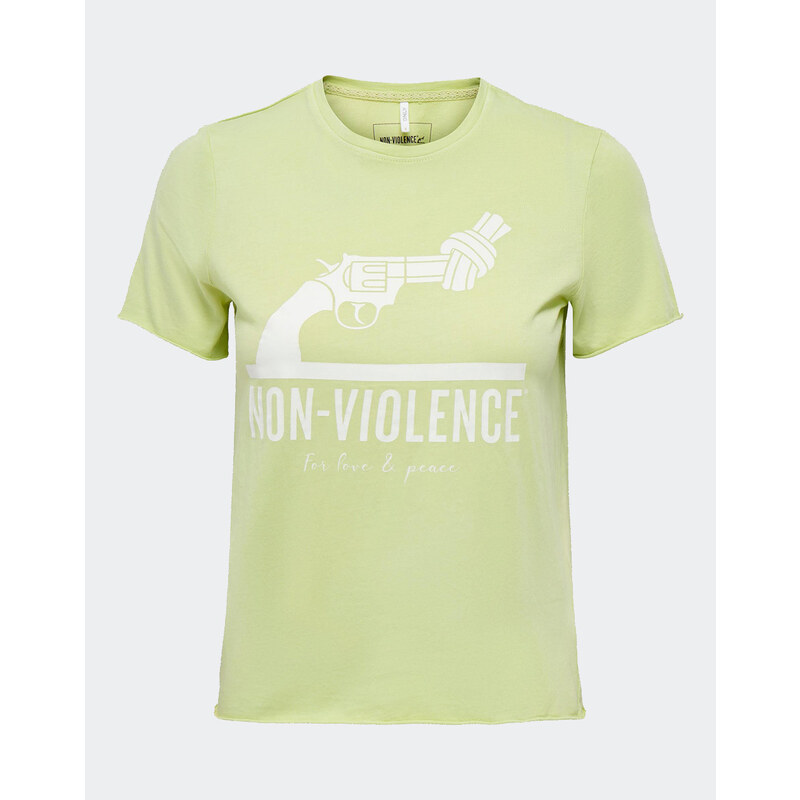 ONLY ONLNON VIOLENCE S/S TOP BOX JRS