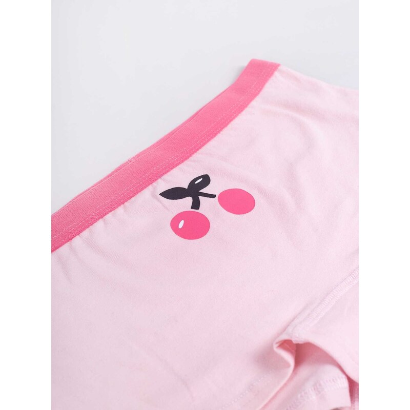 Yoclub Kids's Cotton Girls' Boxer Briefs Underwear 2-Pack BMA-0002G-AA30