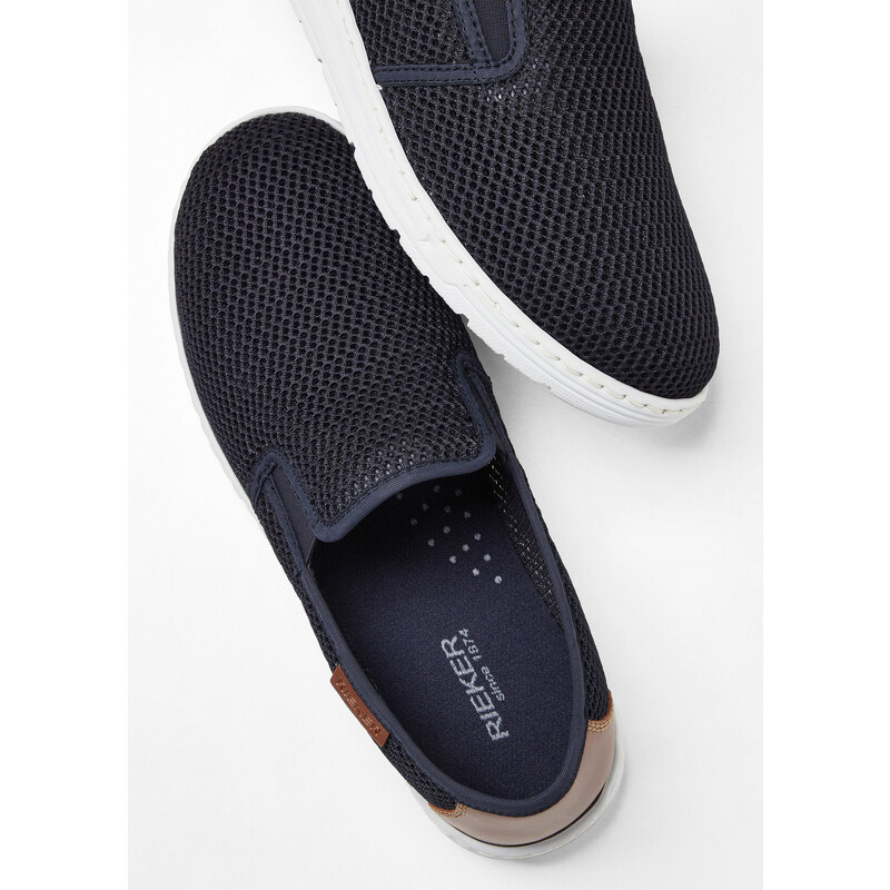 bonprix Slip-on značky Rieker Modrá