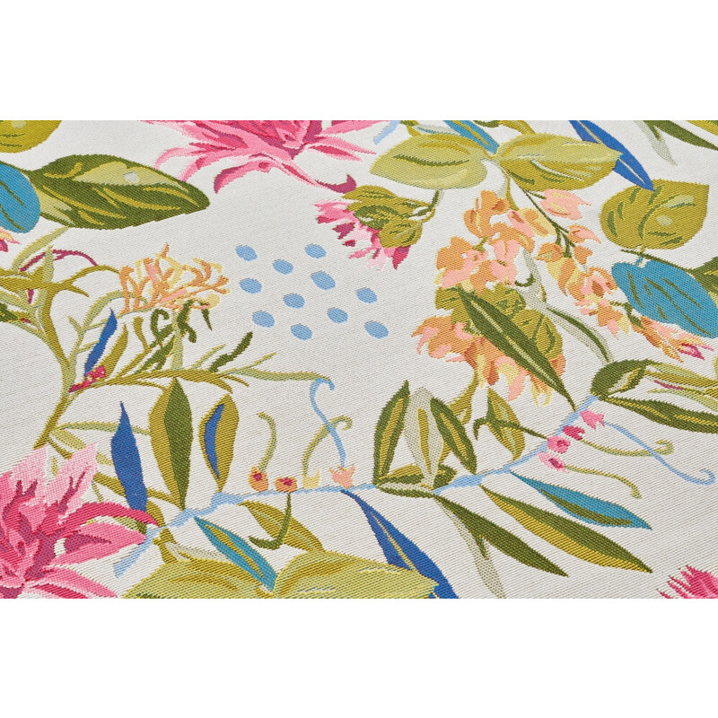 Hanse Home Collection koberce Kusový koberec Flair 105613 Flowers and Leaves Multicolored – na ven i na doma - 80x165 cm