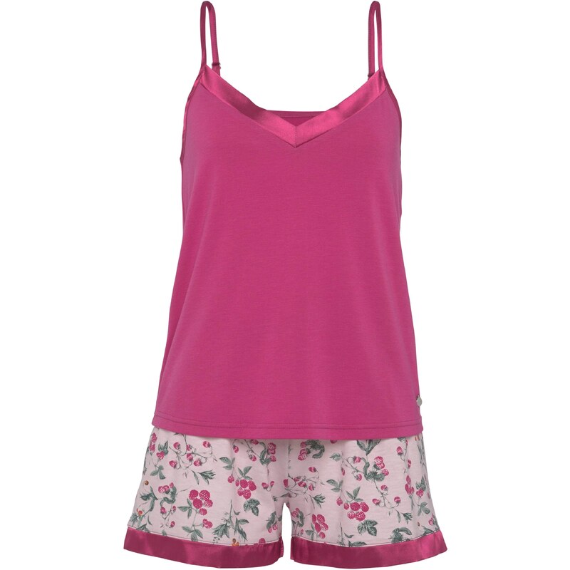 LASCANA Pyžamo zelená / pink / pudrová 98149727