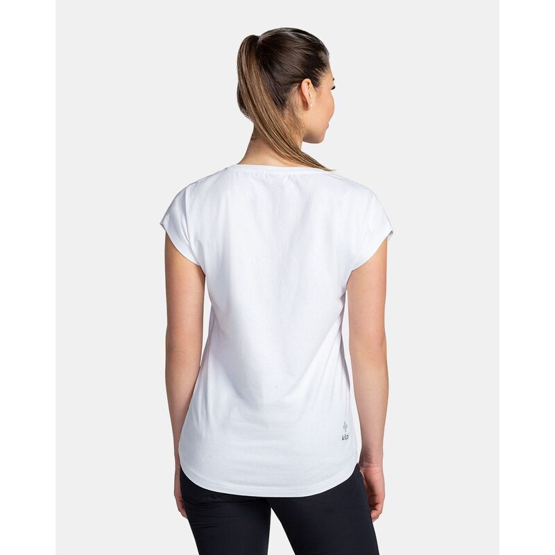 Dámské bavlněné triko Kilpi ROANE-W bílá